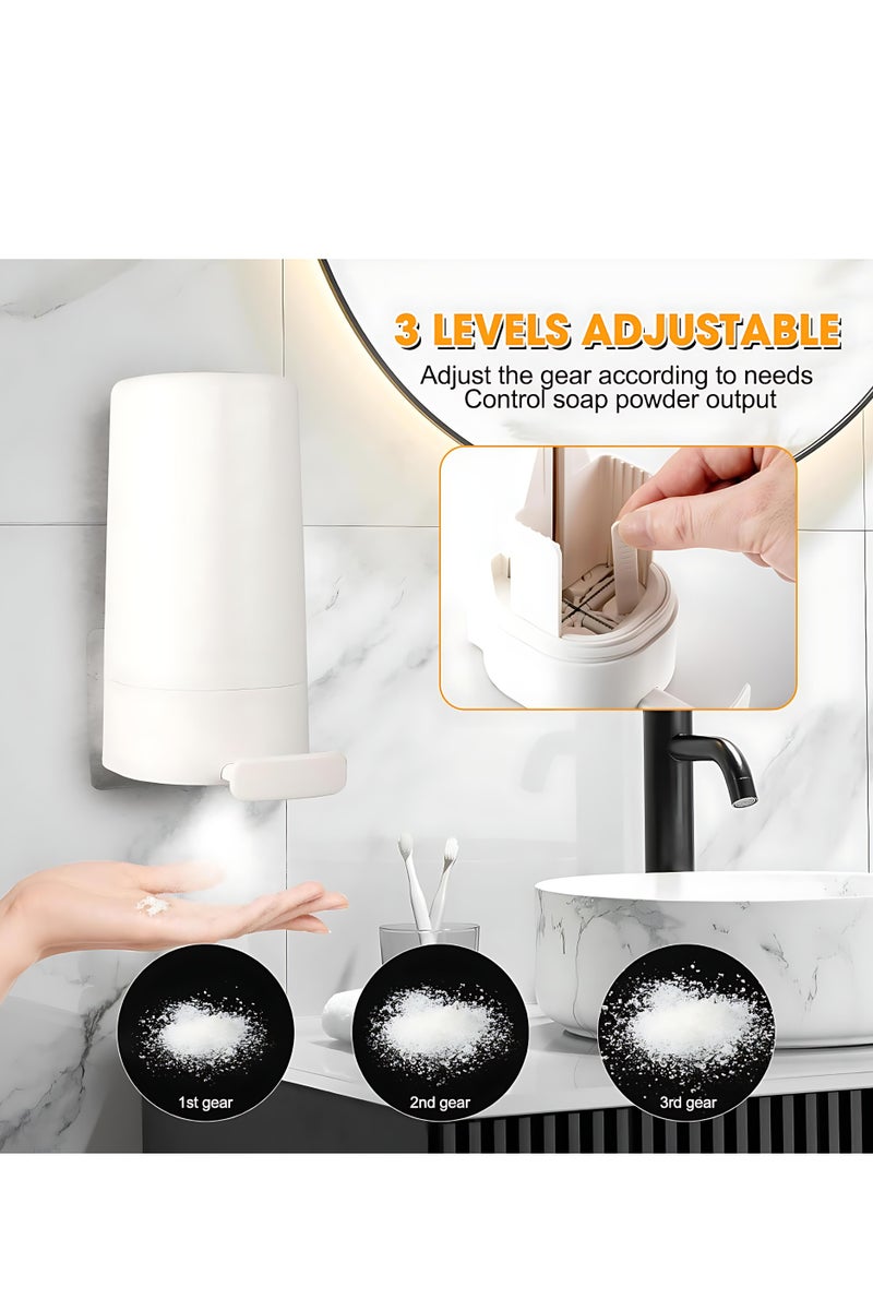 المي هومي موزع صابون صلب – مبشرة صابون للتثبيت على الحائط – مقاومة للماء وسهلة التثبيت بدون حفر – للمطبخ والحمام والسفر (أبيض، قطعة واحدة، بدون صابون) - Image 4