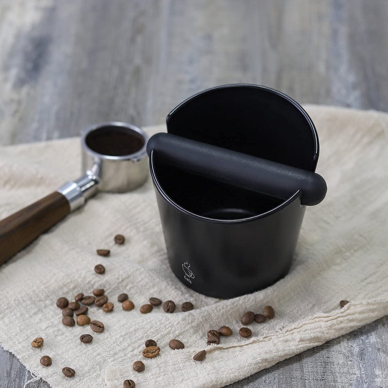 Vevok Chef Espresso Knock Box Coffee Knock Box Espresso Bucket Knock Coffee Ground Dump Bin With Removable Knock Bar Trash Can Non-Slip Base - Image 5