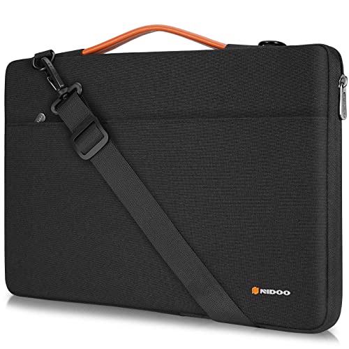 NIDOO Laptop Sleeve Shoulder Bag for 11-12.5", 13", 14" MacBook / 12.9" iPad Pro / Surface Pro 8 / Galaxy Chromebook 2 HP - Image 1