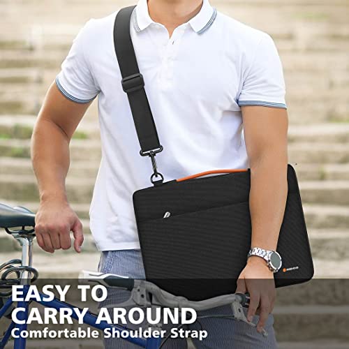NIDOO Laptop Sleeve Shoulder Bag for 11-12.5", 13", 14" MacBook / 12.9" iPad Pro / Surface Pro 8 / Galaxy Chromebook 2 HP - Image 5