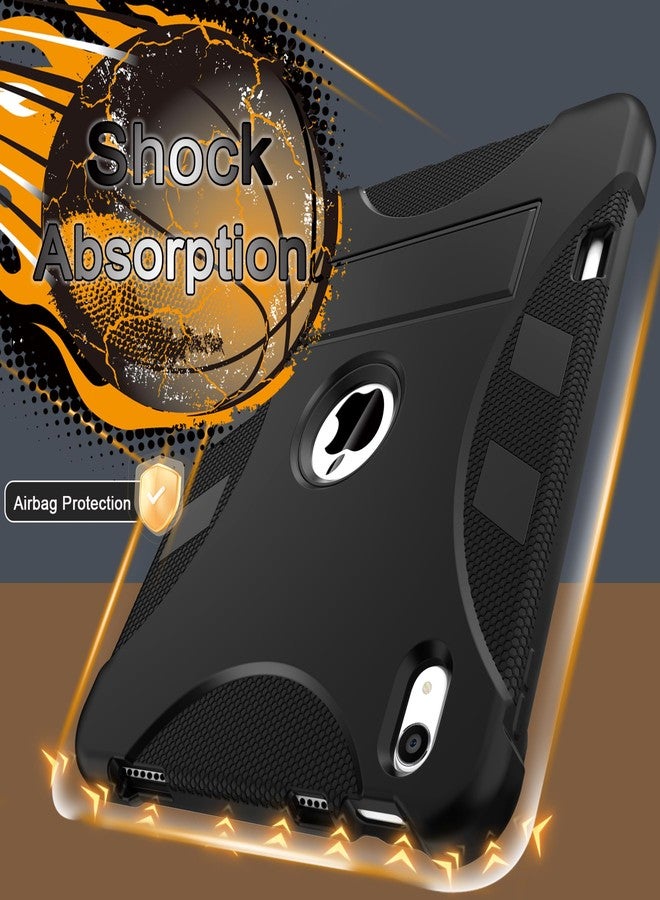 Rantice Case for iPad (A16) 11th Generation 11 Inch 2025 / iPad 10th Generation 10.9 Inch 2022, Heavy Duty Military Grade Shockproof Protective Case with Kickstand & Pencil Holder, Black - Image 2