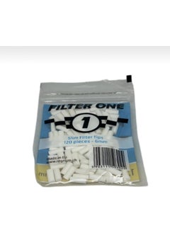 Filter One 12 Pieces 6mm Slim Cigarette Filter (120X12)  - Image 1