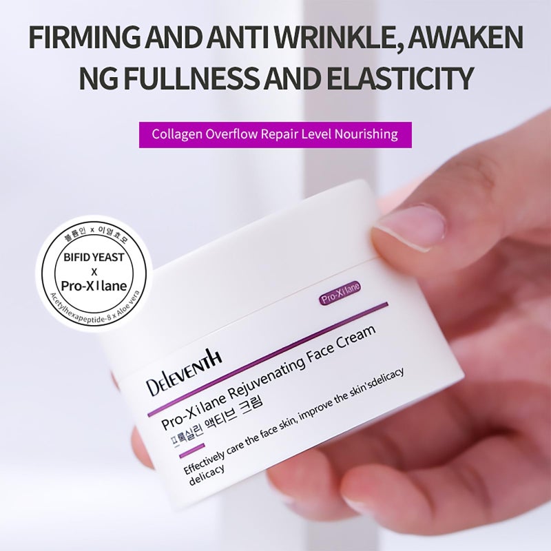 DEleventh Korean Brand Pro-Xilane Rejuvenating Face Cream 30g / Anti-Wrinkle, Anti-Aging, with Acetyl Hexapeptide-8 and Vitamin E for a Hydrated, Youthful, and Radiant Complexion - Image 2