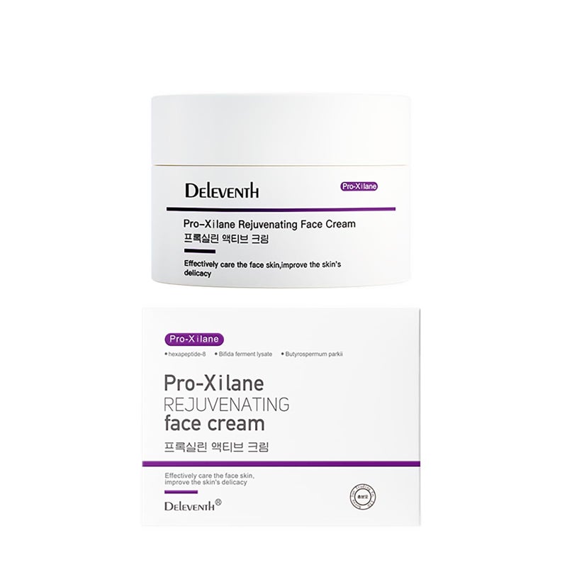 DEleventh Korean Brand Pro-Xilane Rejuvenating Face Cream 30g / Anti-Wrinkle, Anti-Aging, with Acetyl Hexapeptide-8 and Vitamin E for a Hydrated, Youthful, and Radiant Complexion - Image 1