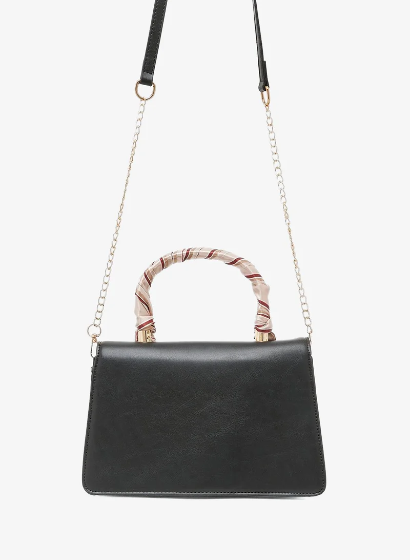 ELLA classic satchel with gold buckle and strap