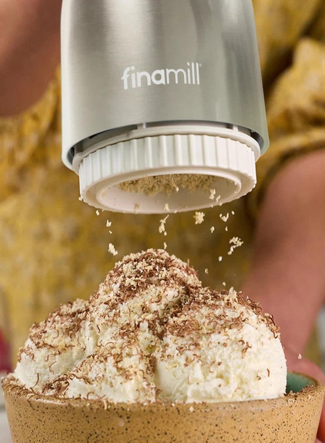 FinaMill Grater Pod - Single Refillable Spice Pod for Hard Spices, Nuts & Chocolate, Stainless Steel Grater, Compatible with All FinaMill Spice Grinders, Perfect Home and Kitchen Gift Set - Image 3