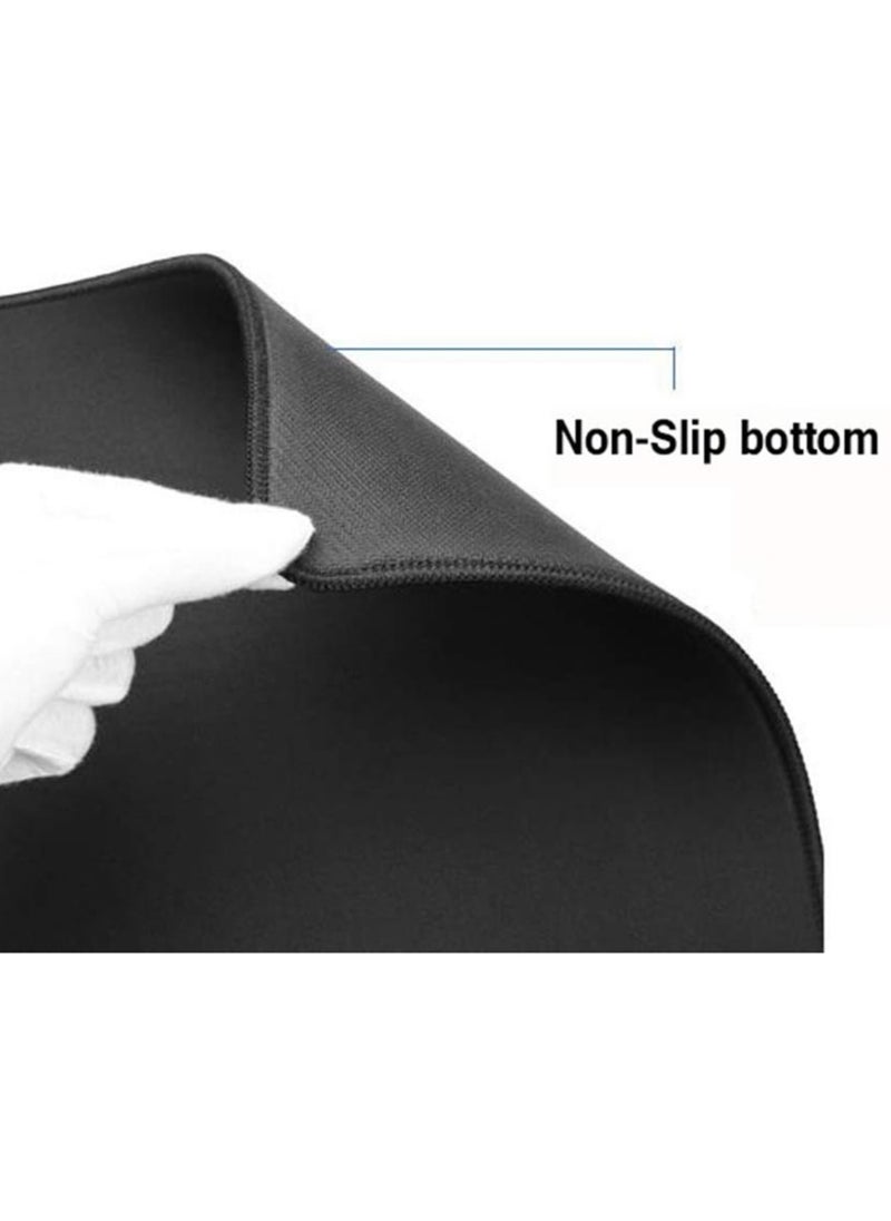 Extended 3-in-1 Keyboard N Mouse Wrist Rest Pad Memory Foam Hand Rest Support Desk Mat Gaming Pad Wrist Pillow Cushion Office&Home-Black