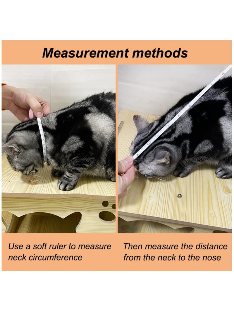 SYOSI Cat Cone, 8.1 inch Adjustable Elizabeth Care Collar Pet Dog Postoperative Anti-bite Anti-scratch Anti-licking Scratch Neck Ring Beauty Cover for Kitten Puppy Rabbit - Image 5