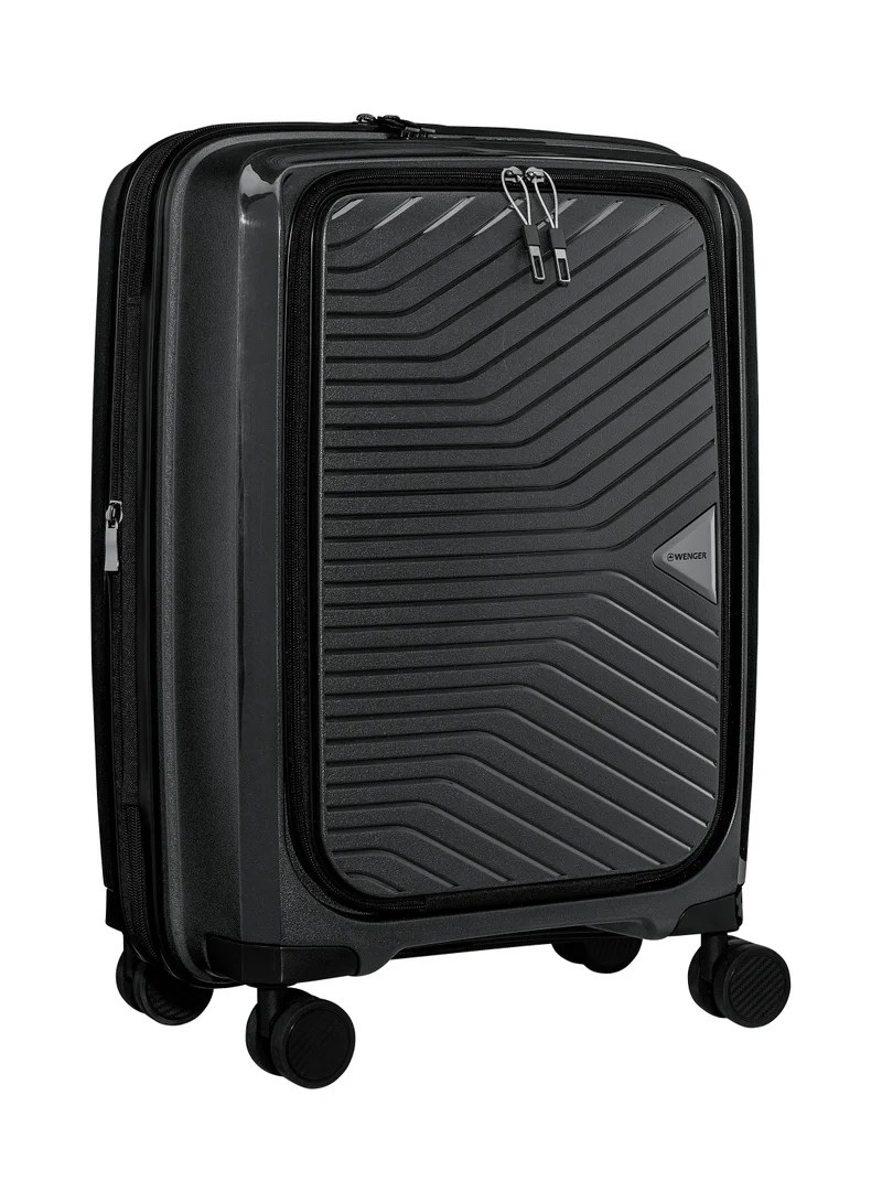 Wenger UltraLite Hardside Carry-On Expandable 55cm Cabin Luggage Trolley Black - 612372