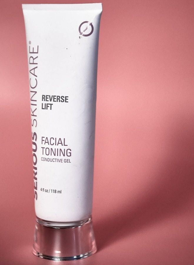 Serious Skincare جل توصيل شد الوجه العكسي - كولاجين قابل للذوبان - ينزلق بسهولة - جهاز شد الوجه المتوافق، نو فيس - 4 أونصات (1 عبوة) - Image 3