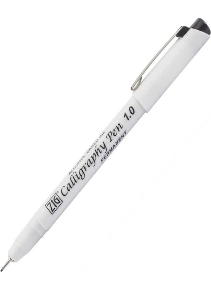 Zig PCA-110 Calligraphy Pen Parmanent 1.0 mm Black 