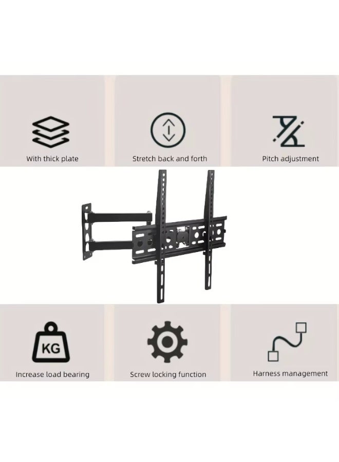 فيسيو حامل حائط متحرك للشاشات من فيسيو VBM2655 | مناسب لشاشات 26–55 بوصة | إمالة ±15° | دوران ±80° | ذراع ممتد 90–410 مم | VESA 400x400 مم | يتحمل حتى 35 كجم - Image 3