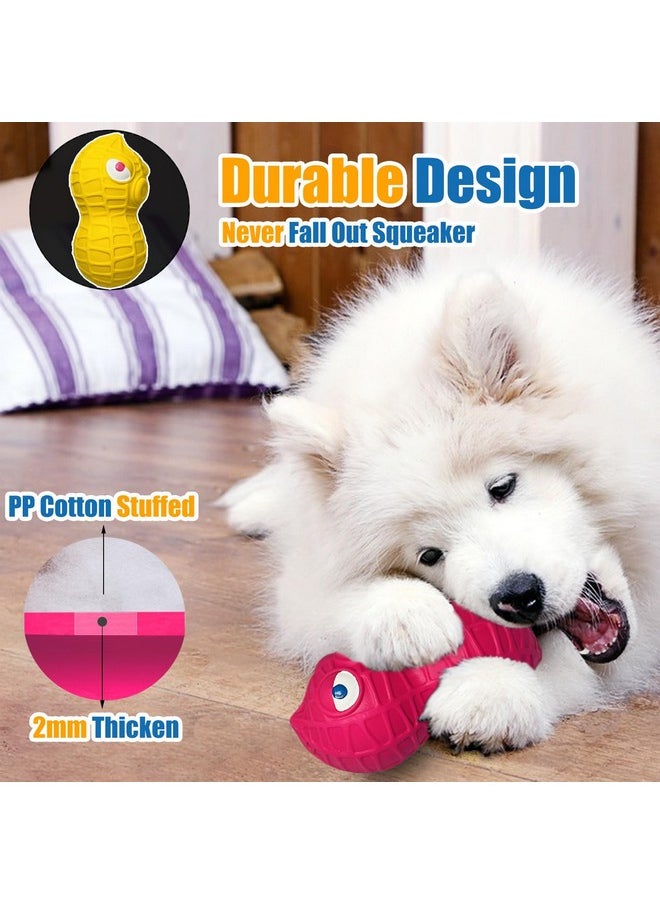Holysteed HOLYSTEED Squeaky Dog Toys for Medium Dogs Toys Squeaky - Latex Dog Squeaky Toys, Cute Peanut Dog Toys for Large Dogs, Medium Breeds 3pcs  - Image 5