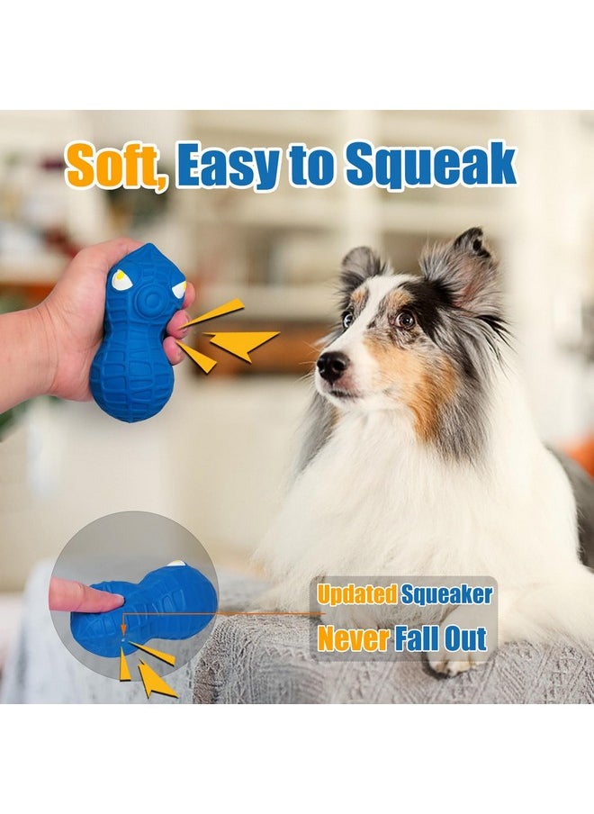 Holysteed HOLYSTEED Squeaky Dog Toys for Medium Dogs Toys Squeaky - Latex Dog Squeaky Toys, Cute Peanut Dog Toys for Large Dogs, Medium Breeds 3pcs  - Image 4