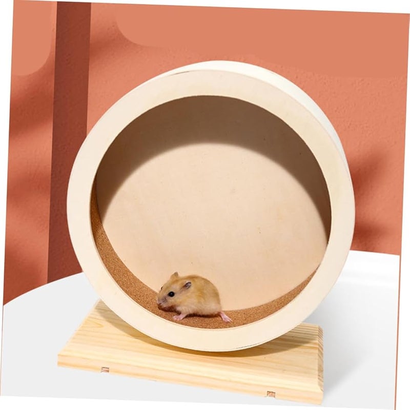 Silent Hamster Exercise Wheel Saucer Toy For Small Pets Guinea Pig Chinchilla - Image 3