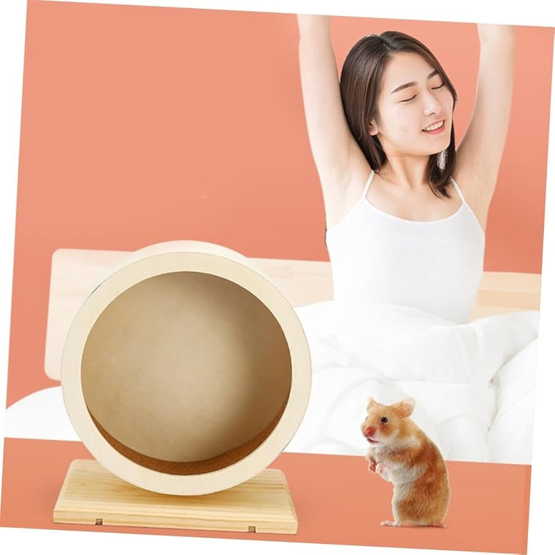 Silent Hamster Exercise Wheel Saucer Toy For Small Pets Guinea Pig Chinchilla - Image 4