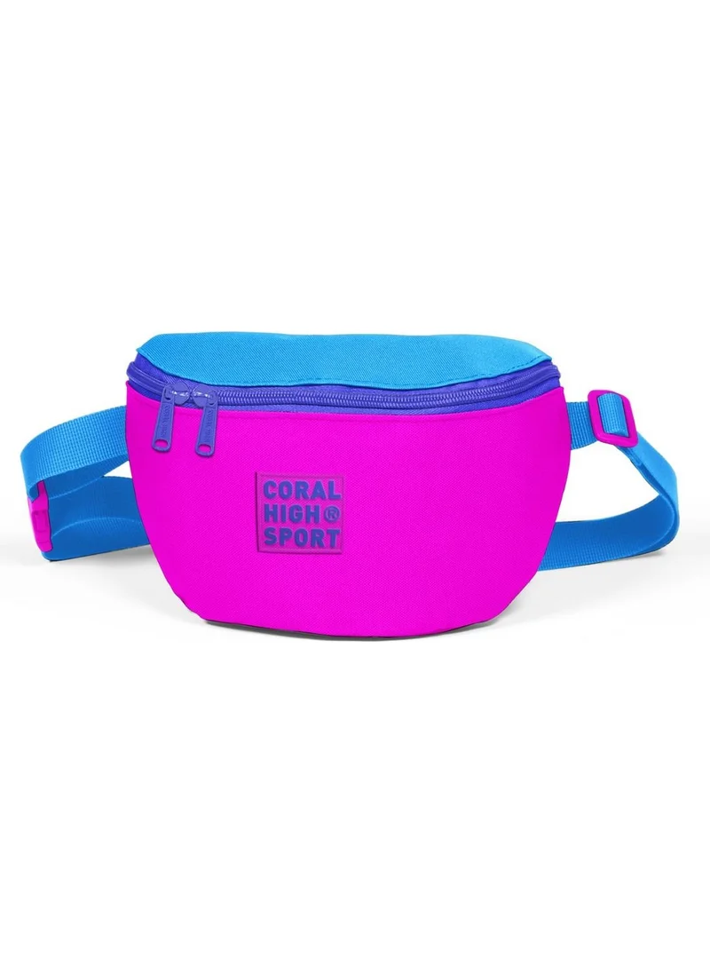 CORAL HIGH Sport Pink Blue Waist Bag 22617