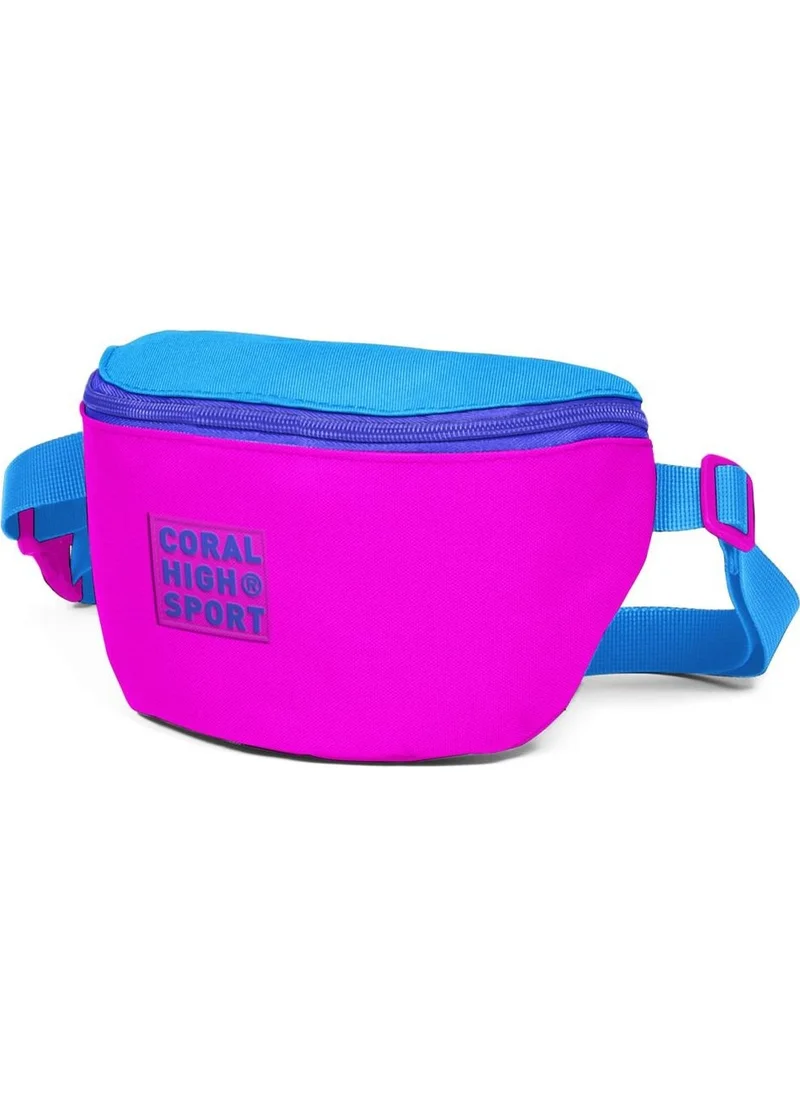 CORAL HIGH Sport Pink Blue Waist Bag 22617