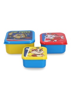 3-Piece Paw Patrol Pup Power Theme Square Shaped Plastic Nesting Snack Box Set Multicolour 6 x 12 x 12 cm - pzsku/Z4BAA8EDD4B2D9E286825Z/45/_/1720357473/d9bcd20d-2154-492a-94d0-25b4336974d3