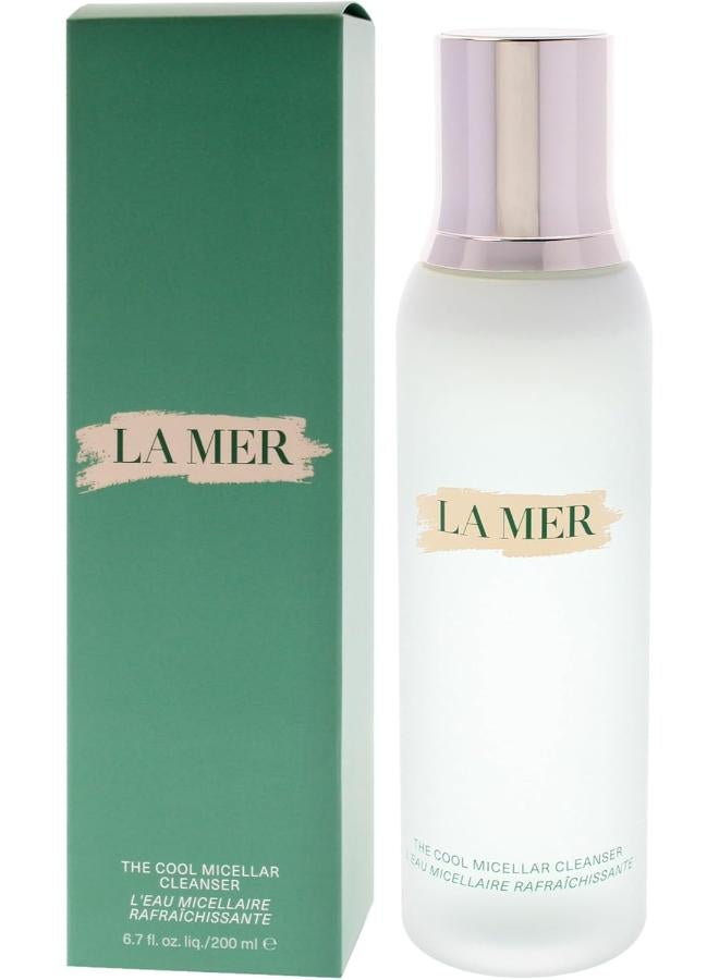 La Mer The Cool Micellar Cleanser 200ml | Refreshing Micellar Water Makeup Remover with Miracle Broth™ | Gentle Anti-Aging Cleansing Water for All Skin Types | Removes Makeup & Impurities Without Rinsing - Image 4