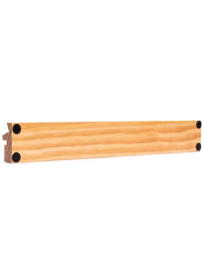 18Inch Natural Pine Wooden Mahjong Racks With Pushers Set Of 4 (Racks With Pushers Only)