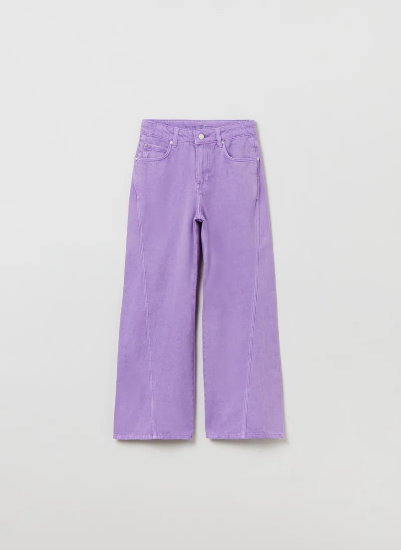 او في اس OVS Wide-Leg Jeans With Five Pockets