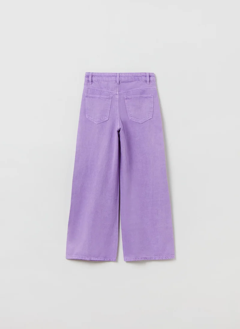 او في اس OVS Wide-Leg Jeans With Five Pockets
