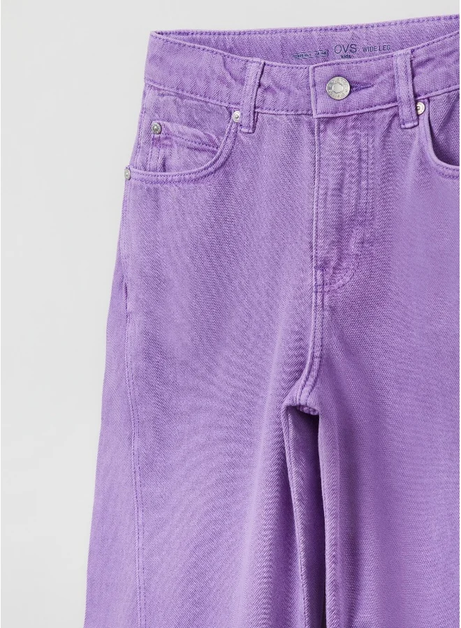 او في اس OVS Wide-Leg Jeans With Five Pockets