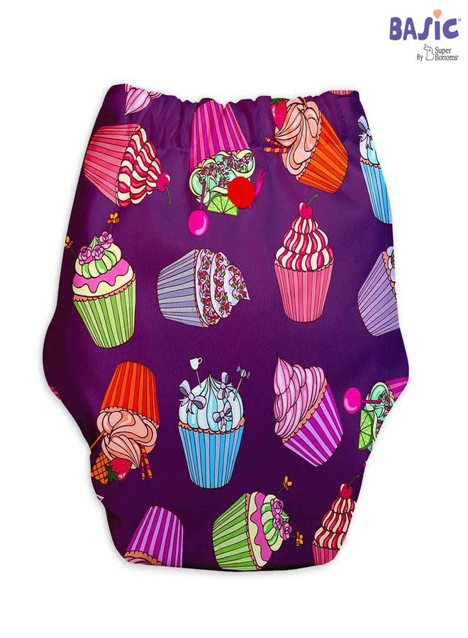 Superbottoms Basic Leakage-proof advanced cloth diapers for babies, High Absorbent 100% cotton 1 reusable diaper without soaker, washable cloth diaper 3M -3Years Adjustable, Reduces Rash - Image 2