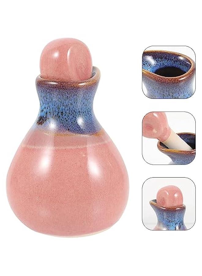 Ceramic Essential Oil Diffuser (30ml, Red), Japanese Style Porcelain Soy Sauce Bottle, Olive Oil Vinegar Dispenser, Cosmetic Storage, Home Scent Diffuser  - Image 5