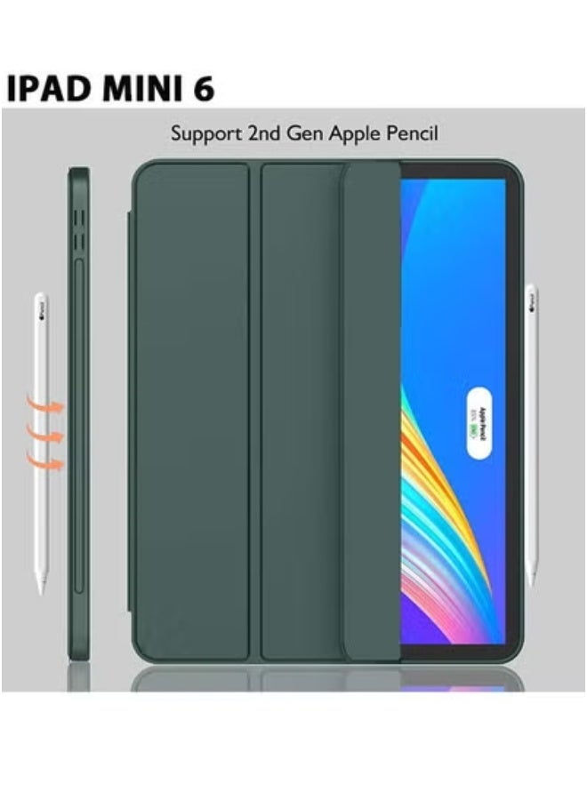 JAJEEK Protective Case for iPad Mini 6th Generation 8.3 Inch (2021) – Slim Smart Cover with Built-in Pencil Holder – Auto Sleep/Wake Function – Lightweight Shockproof Design – Precise Fit Protective Case for iPad Mini 6 - Image 1
