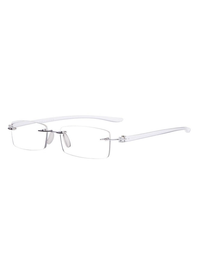 Eyekepper Small Lenes Rimless Reading Glasses Women Frameless Reader Eyeglasses For Men Reading With Transparent Arms +0.75  - Image 1