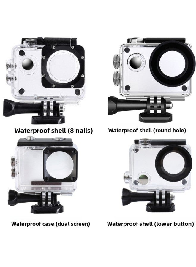 Sports Camera Accessories Battery Charging Stand Waterproof Case USB Cable Storage Bag Sports Camera Hanging Neck Full Accessories 