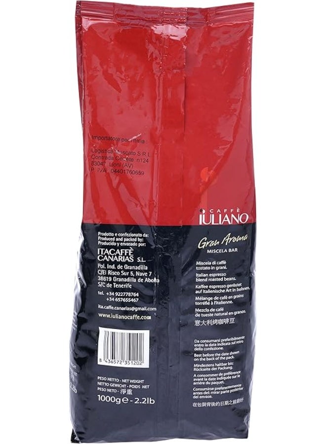 Caffe IULIANO Espresso Intenso Coffee Beans, 1Kg - Image 2
