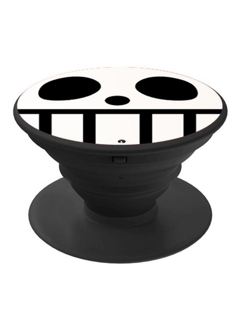 RKN Cartoon Printed Pop Socket Phone Grip Black/White - Image 2