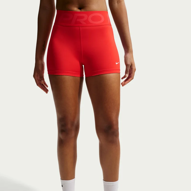 Nike Red Women's Pro Sculpt Dri-FIT Bike Shorts for Women | Best Price UAE