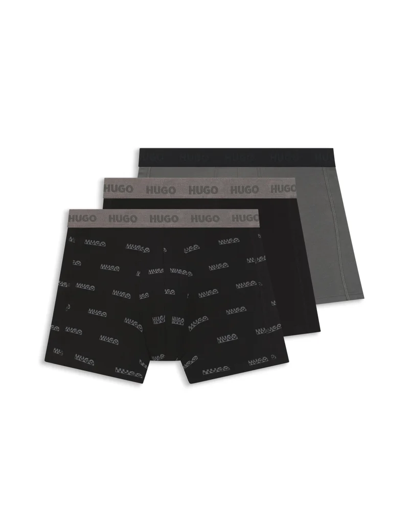 HUGO  Three-pack of boxer briefs in stretch cotton for Men | Best Price UAE