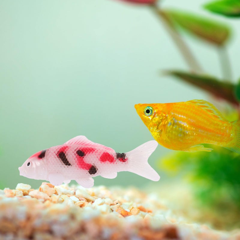Multicolor Artificial Floating Koi Fish Decoration Lifelike Aquarium Ornament - Image 3