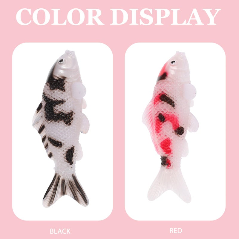Multicolor Artificial Floating Koi Fish Decoration Lifelike Aquarium Ornament - Image 5