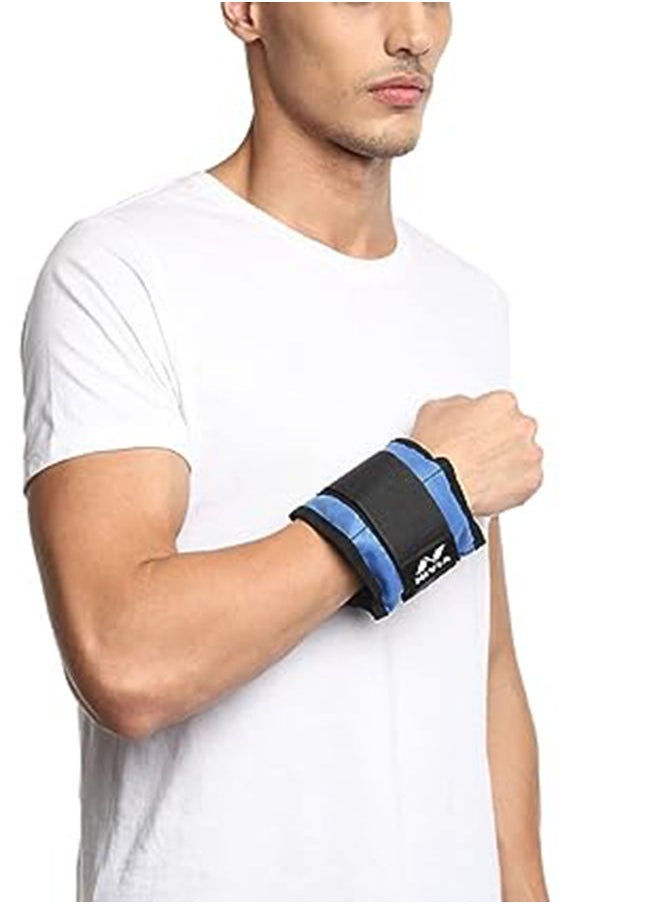 Ankle/Wrist Weight Pair of 2 * 2 Kg (2 * 4.4 LB)  |  Size - Free Size, Adjustable with Velcro | Material - Neoprene and Iron Sand | Leg/Hand Strengthening Straps