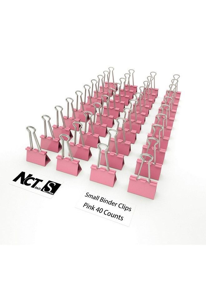 Binder Clips Small Metal Clamp 0.75 Inch 19 Mm (Pink 40Pcs) - pzsku/Z4BAB92BBA4CC10B4064BZ/45/_/1693829654/f3cd9d05-6bf6-4f69-b8b0-4f416451ab3c