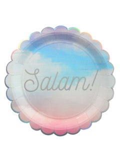 Peacock Supplies 10 Pack Salam Party Plates - Festive Plates for Celebrations and Gatherings