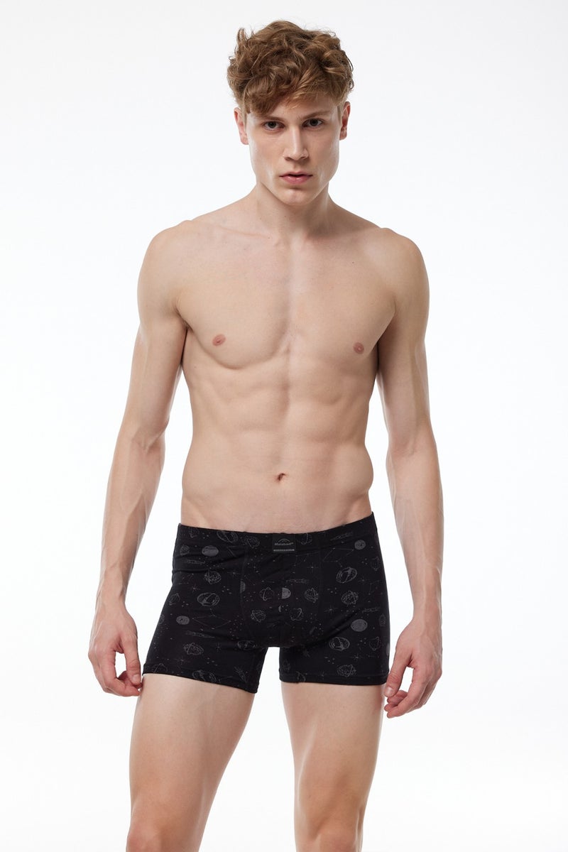 Malabadi Men's Patterned 6 Pack Modal Boxer 6 Pieces 6M251  - Image 4