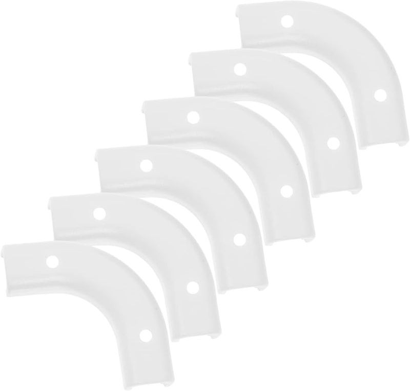 6 قطع مشابك كوع POM لأنابيب PE سهلة التركيب تمنع تسرب المياه - Image 1