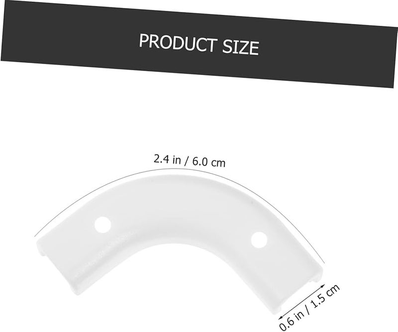 6 قطع مشابك كوع POM لأنابيب PE سهلة التركيب تمنع تسرب المياه - Image 3