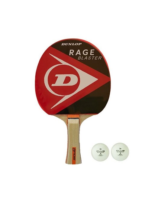 Rage Pulsar Table Tennis Bat Set Includes 1 Rackets, 2 Club Champ Professional Table Tennis Balls
