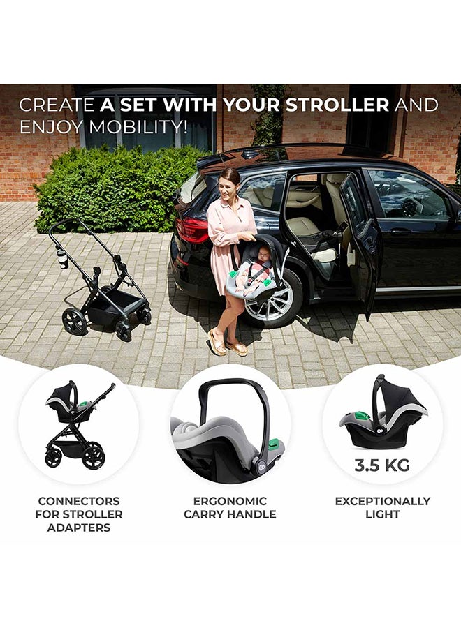 Kinderkraft I-Size Mink Pro Car Seat - Grey - Image 3