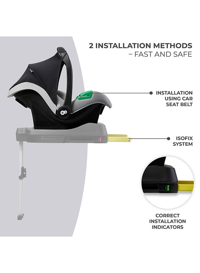 Kinderkraft I-Size Mink Pro Car Seat - Grey - Image 2