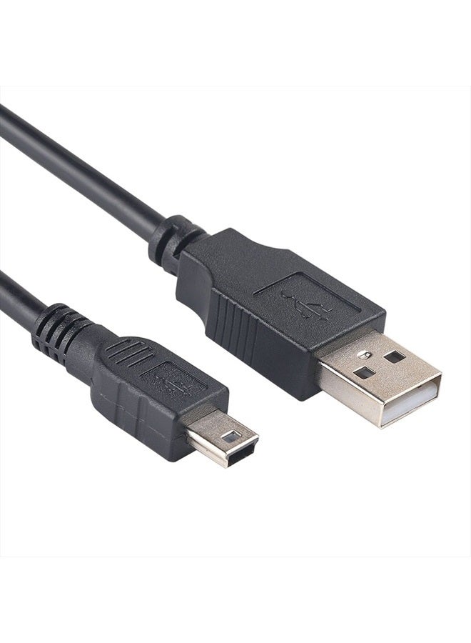 Sqrmekoko USB Interface Charging Data Transfer Cable Compatible with Canon PowerShot Digital Cameras & Camcorders (Black) - Image 2