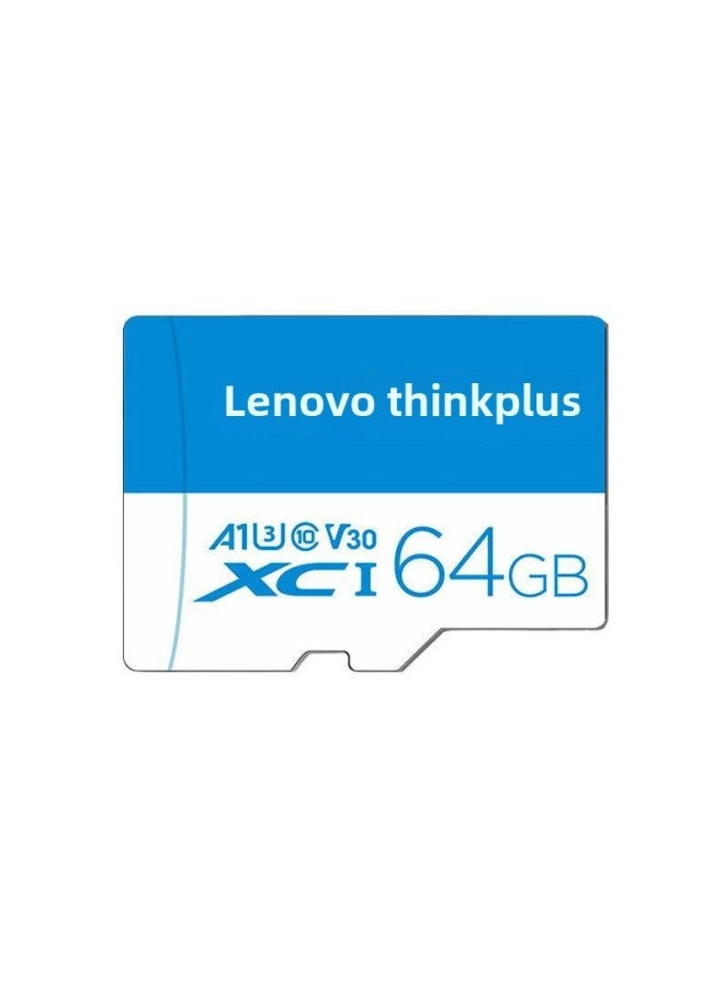 Lenovo 64G Memory Card Driving Recorder Camera Security Monitoring 32G High Speed Tf Memory Card 128G For 16-Color:High-speed Version (blue And White)-Capacity:256GB  - Image 1